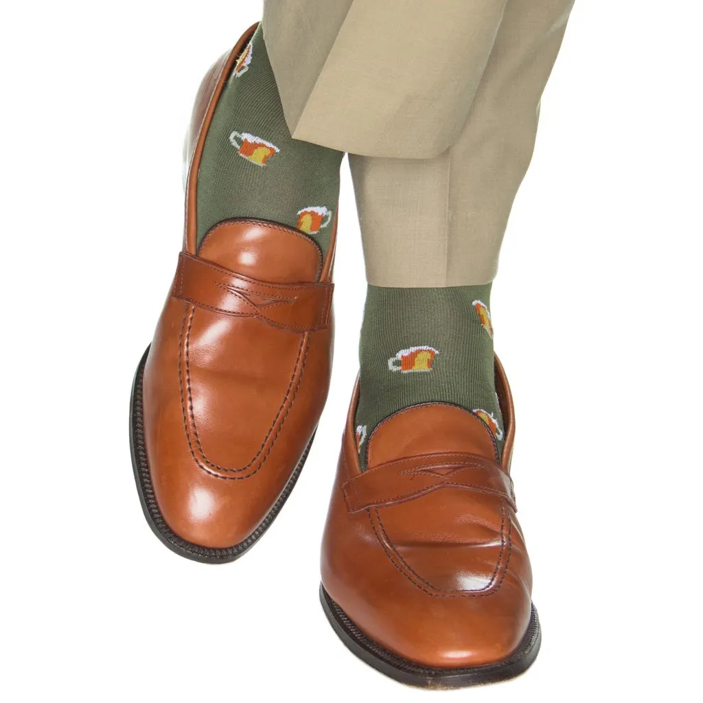 Sage with Burnt Orange and Cream Beer