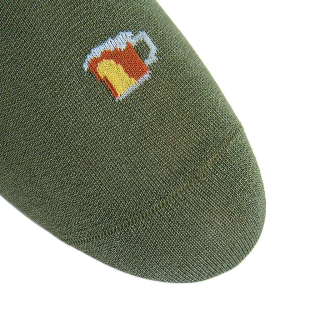 Sage with Burnt Orange and Cream Beer