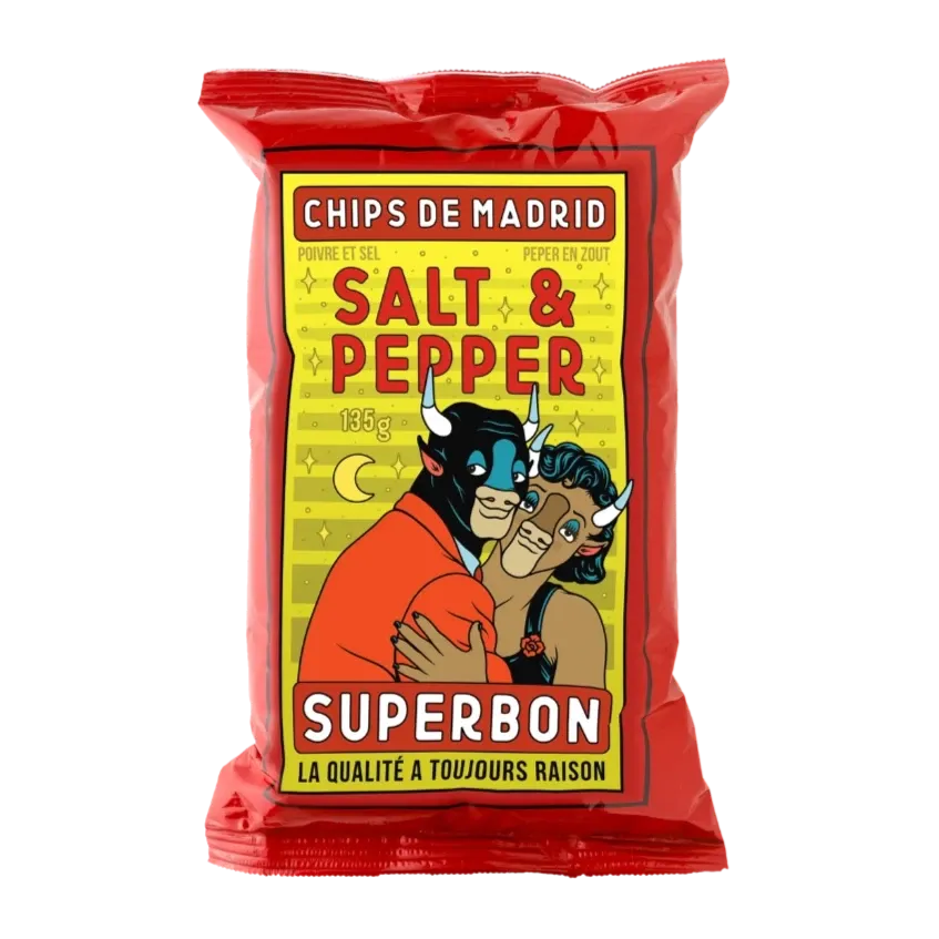 Salt & Pepper Potato Crisps 14 x 135g