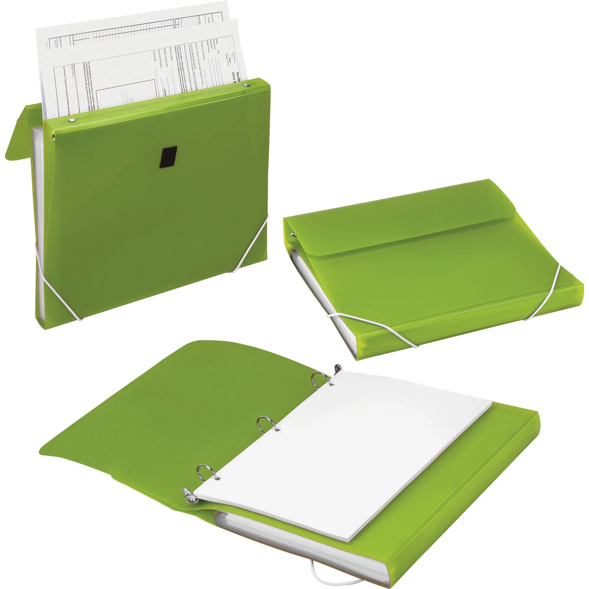 Samsill Duo 2-in-1 Organizer/Ring Binder