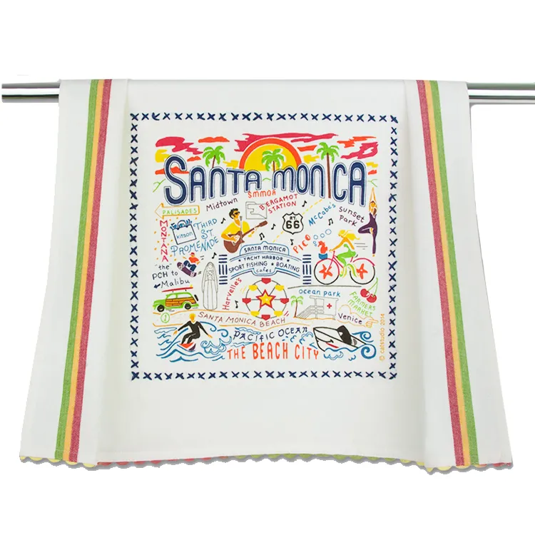 Santa Monica Dish Towel
