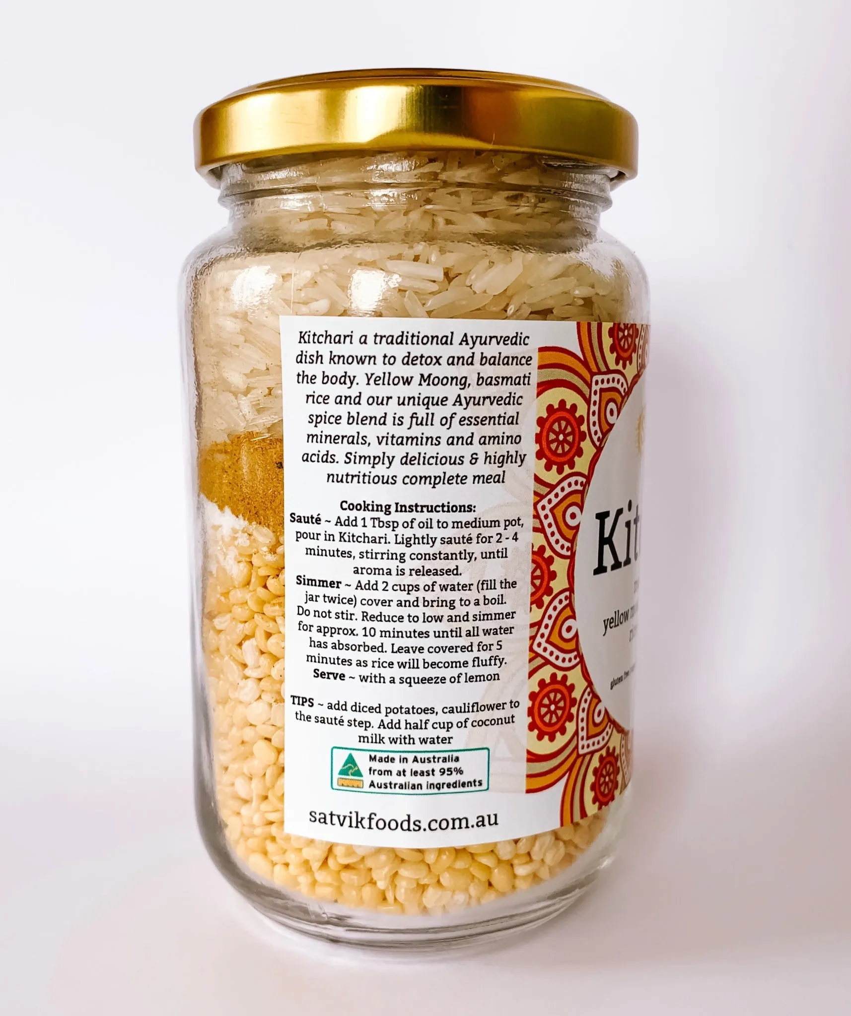 Satvik Foods | Kitchari | Yellow Moong Dhal |365gm