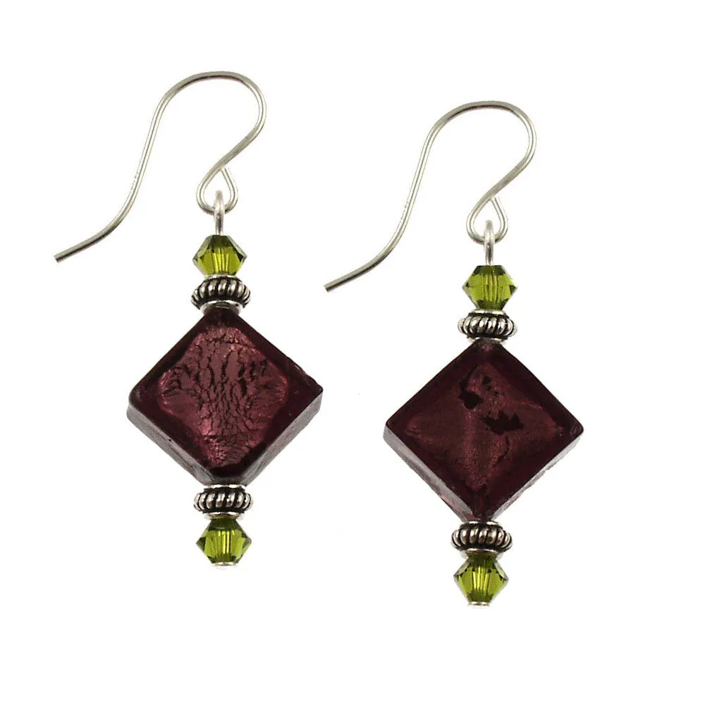 SE-400 Earring Diagonal Grecian Goddess