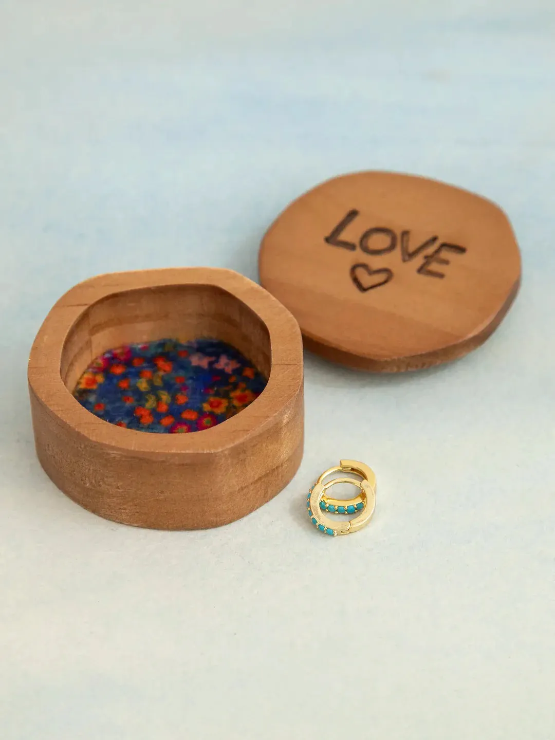 Sentiment Wooden Keepsake Box - Love Heart
