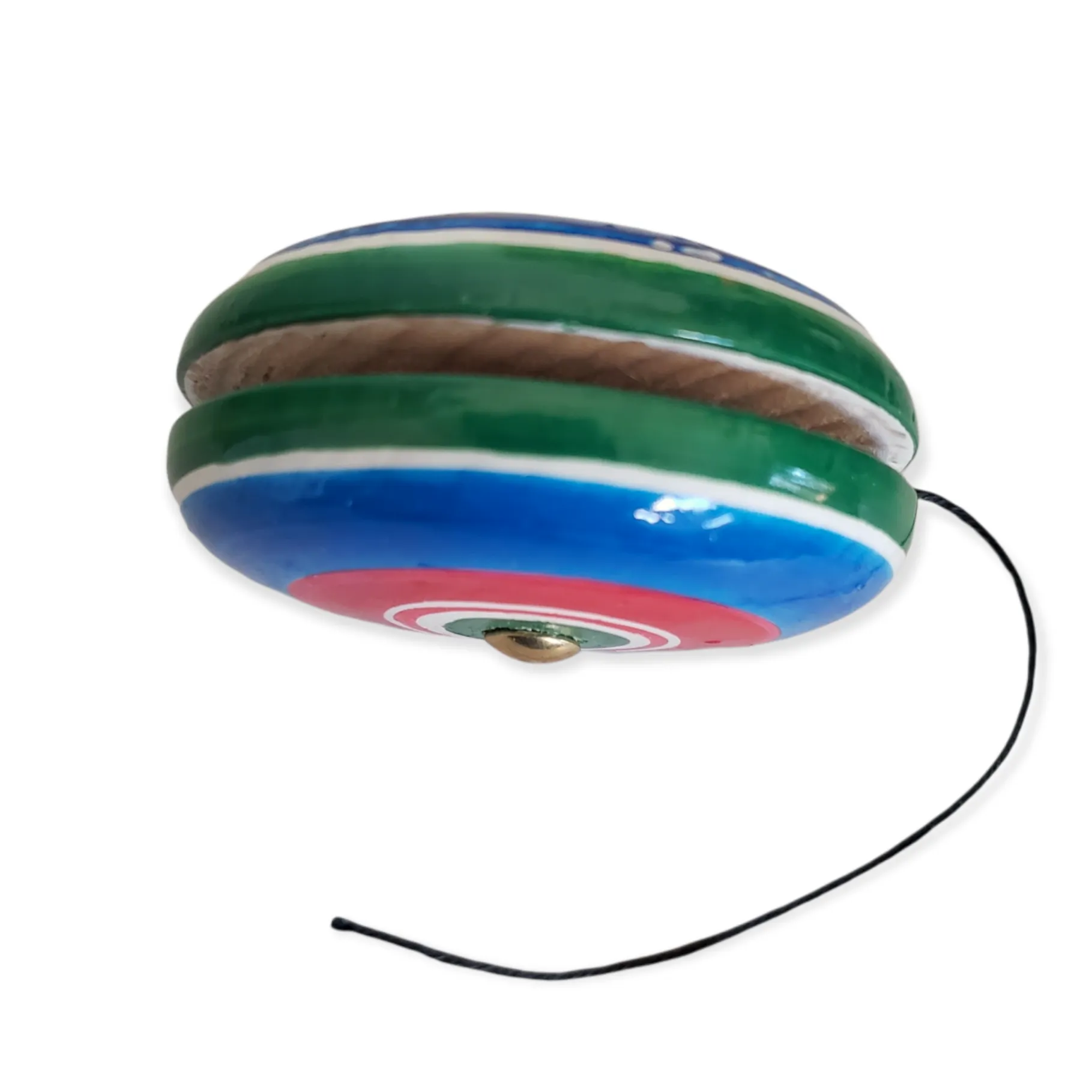 Set of Two Traditional Wood Mexican Yo Yo Toy Handmade