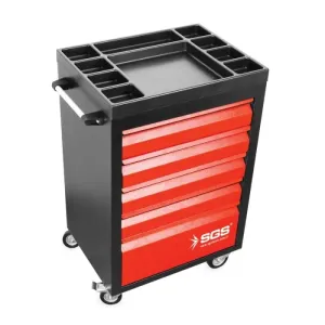 SGS Metal Tool Trolley with 6 Drawers - SGS856