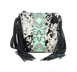 Shania - Black & White w/ Mint Laredo