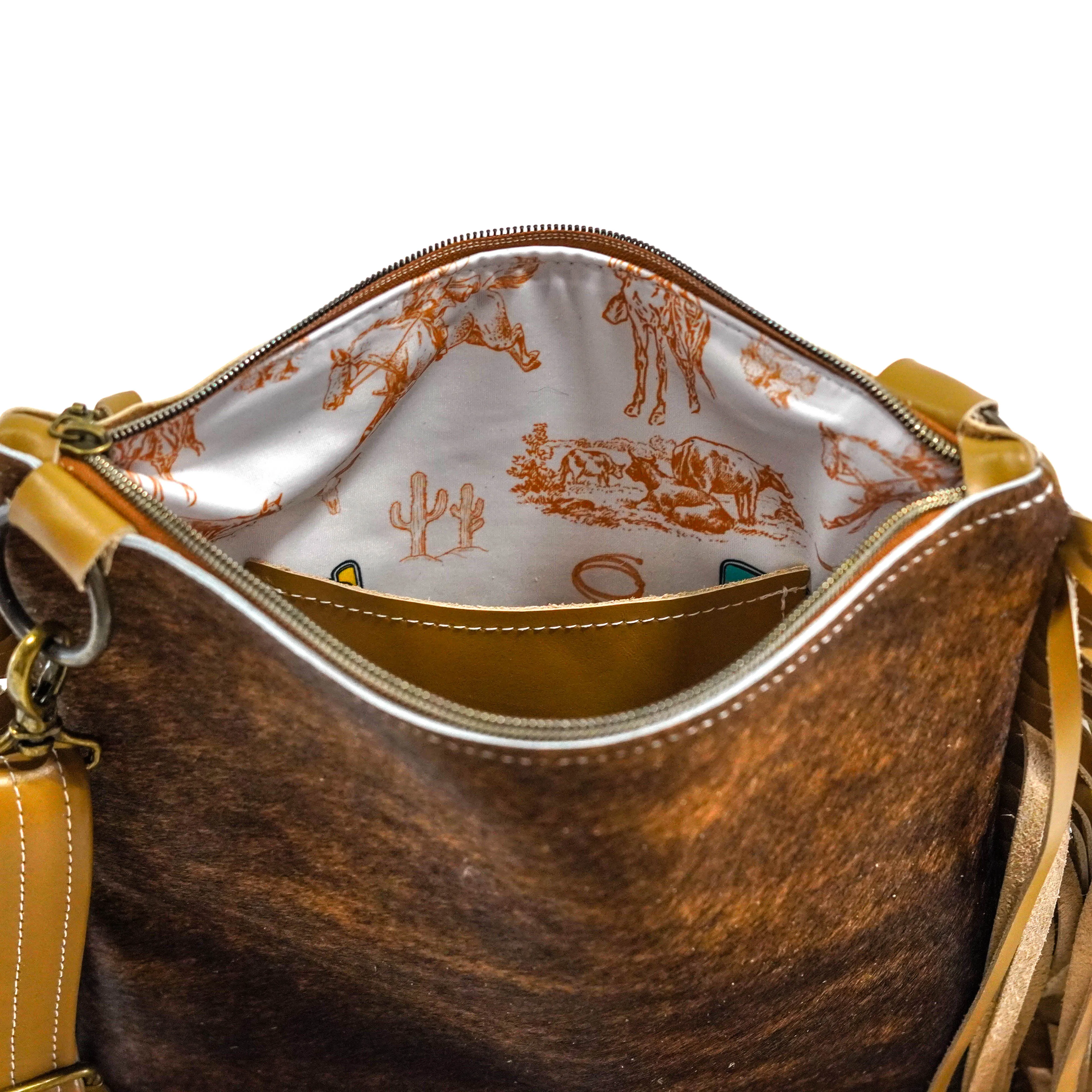 Shania - Brindle w/ Latte Leather