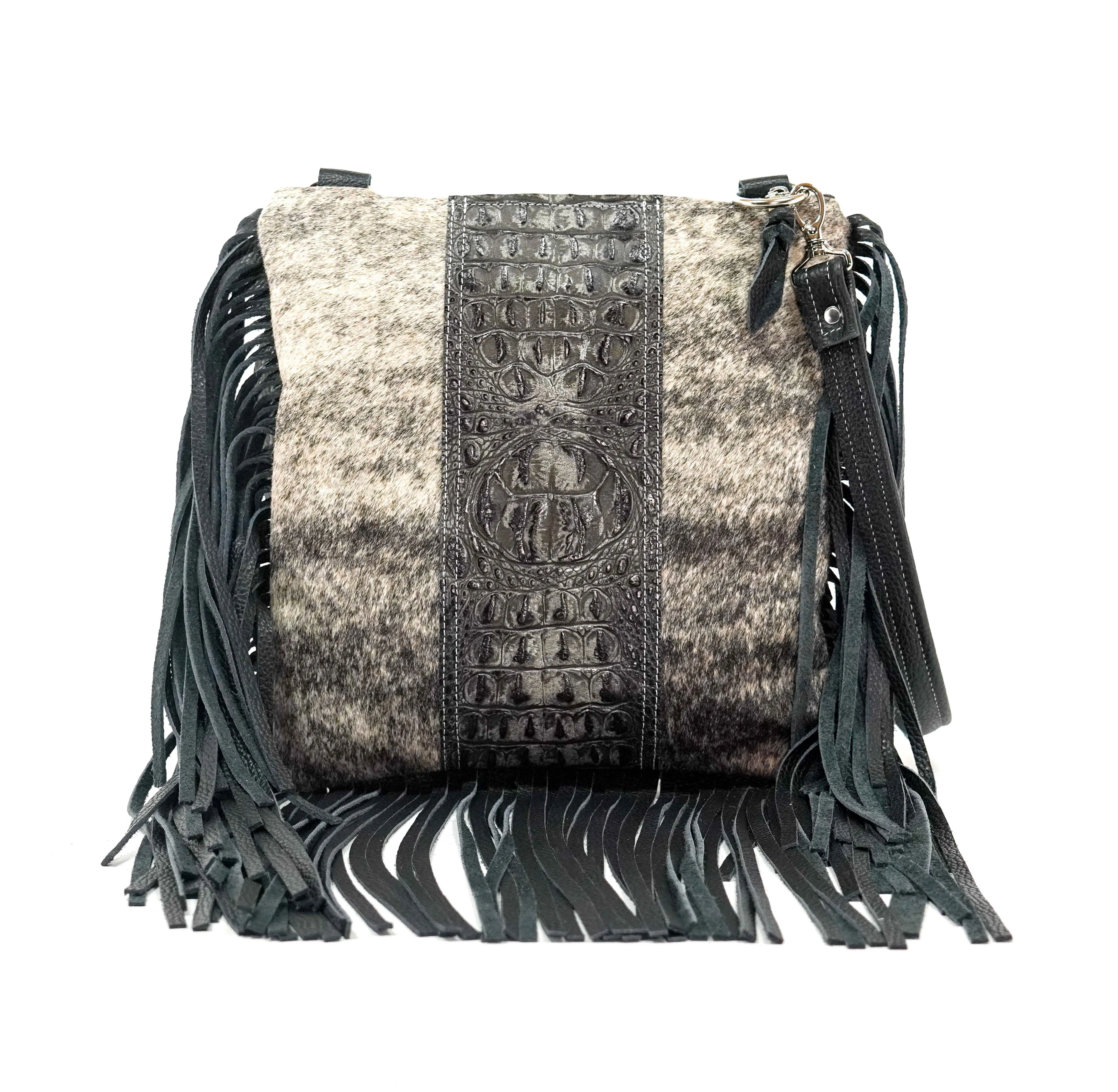 Shania - Salt/Pepper w/ Smoke Show Croc