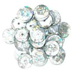 Silver Hologram Sequins