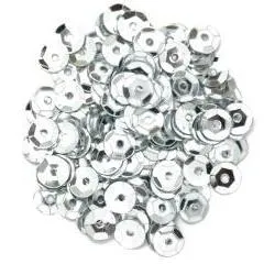 Silver Small Cup Sequins