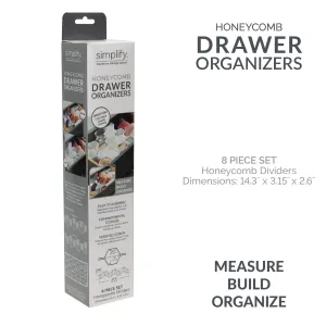 Simplify Honeycomb Drawer Organizer - 14.57"x0"x2.76"