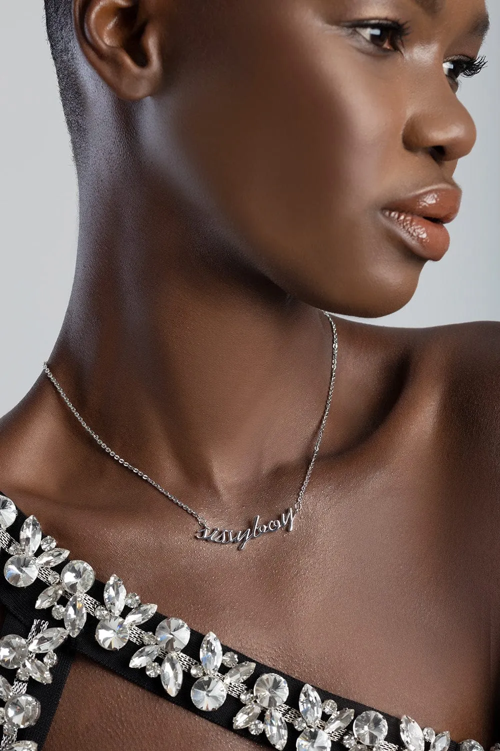 Sissy Boy Necklace Silver