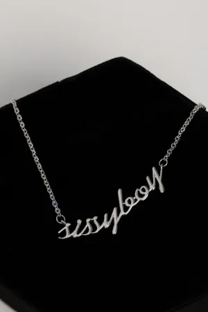 Sissy Boy Necklace Silver