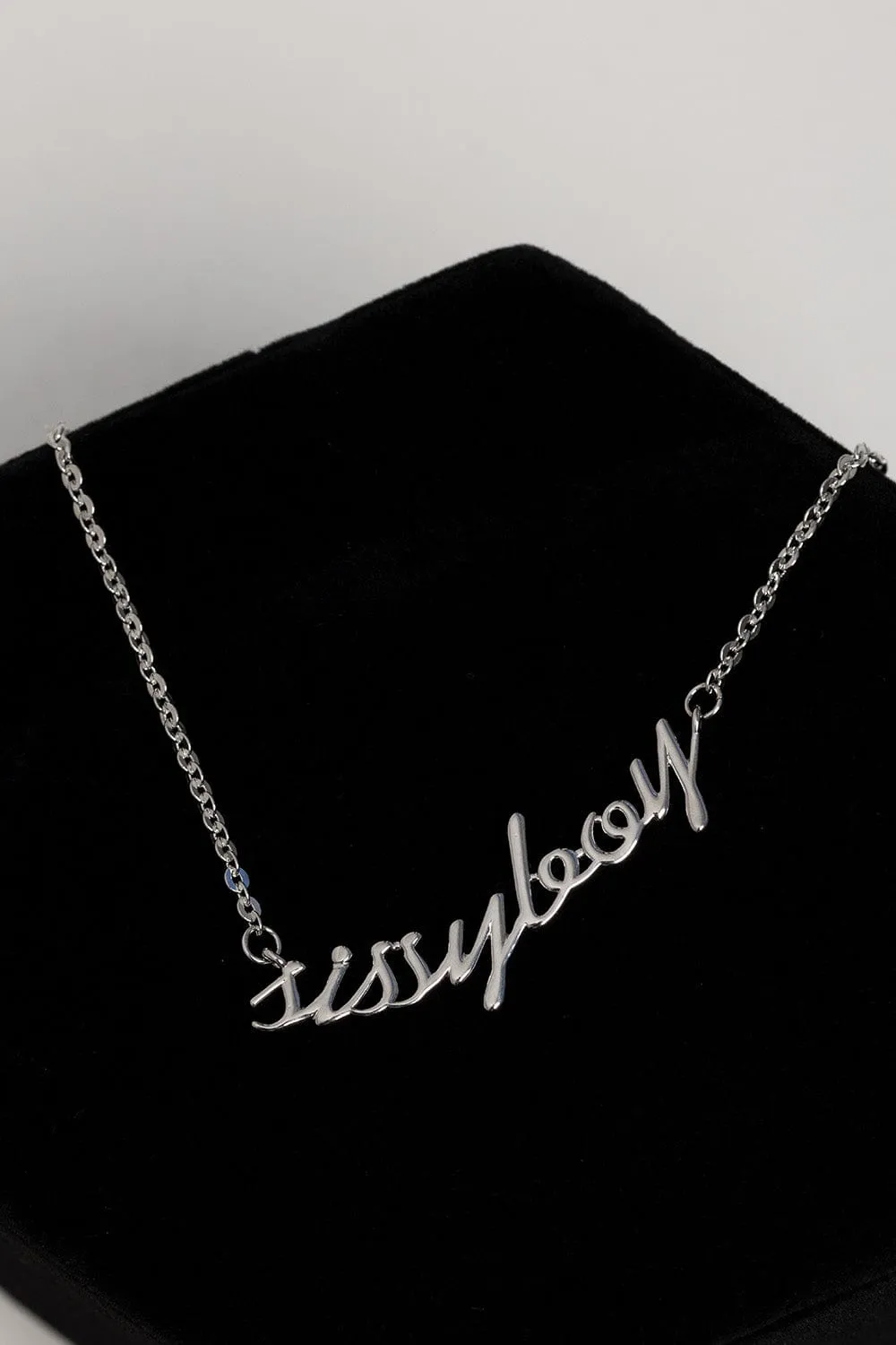 Sissy Boy Necklace Silver