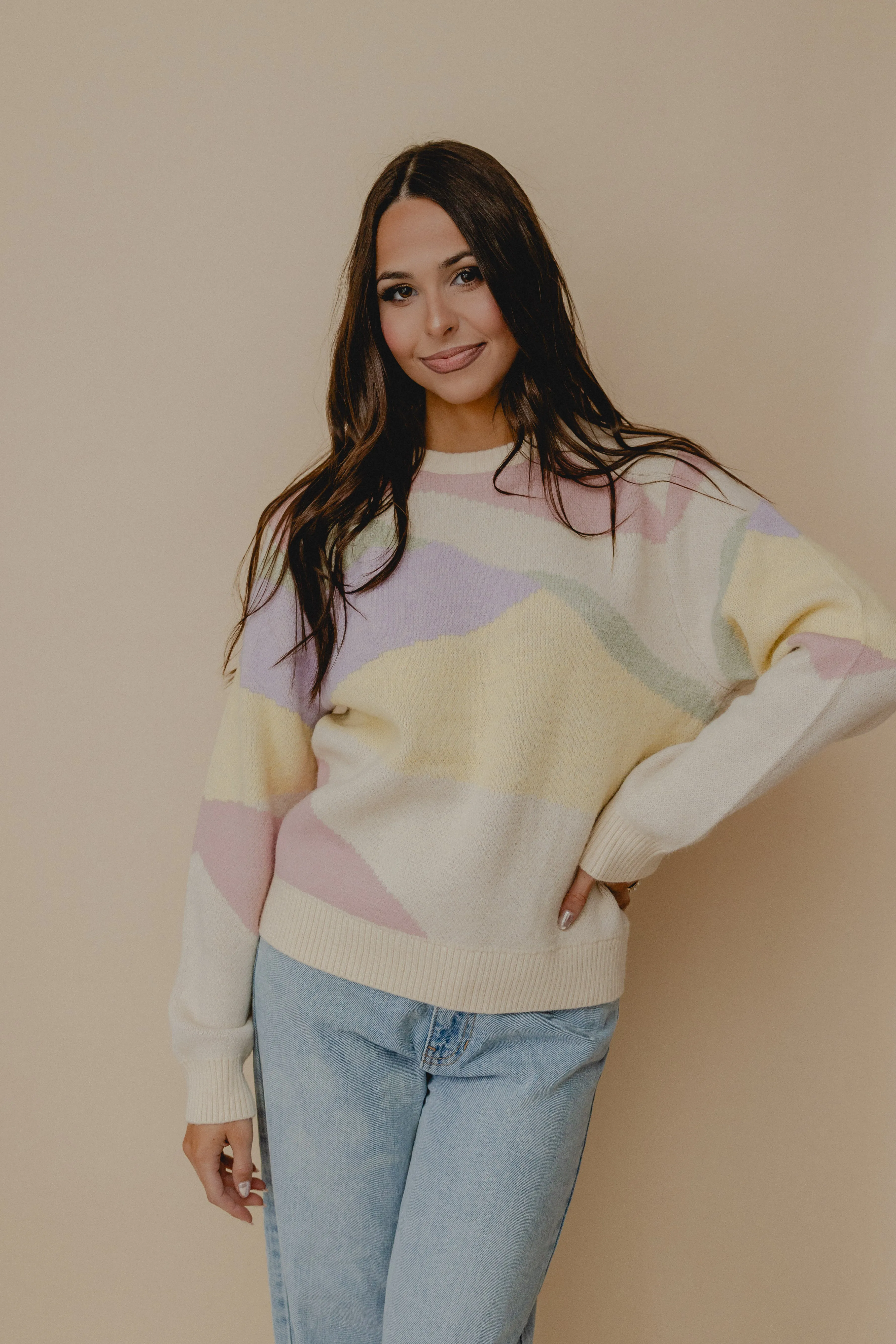 Skyfall Geo Sweater Multi