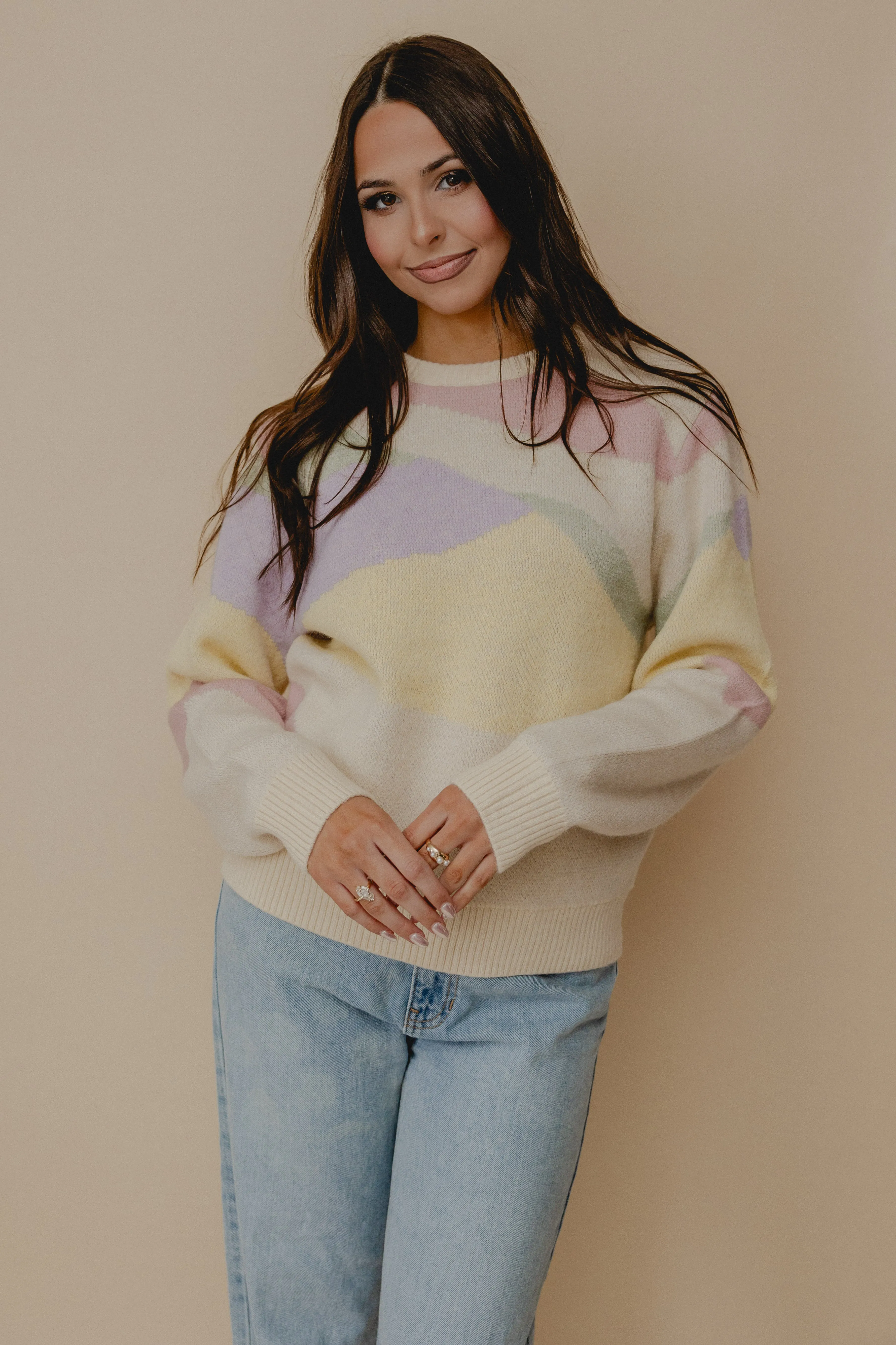 Skyfall Geo Sweater Multi