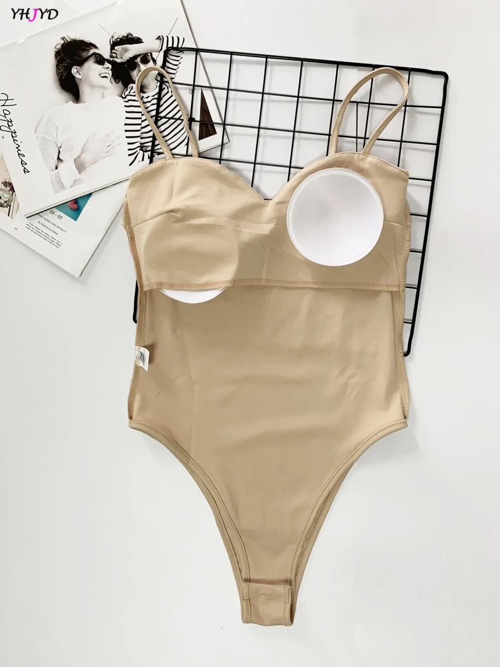 Sleek Sleeveless Bodycon Bodysuit with Spaghetti Straps