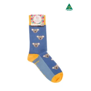 Socks Fun Koala Sky
