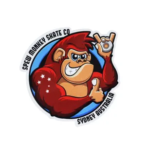 Spew Monkey Skate Co Sticker