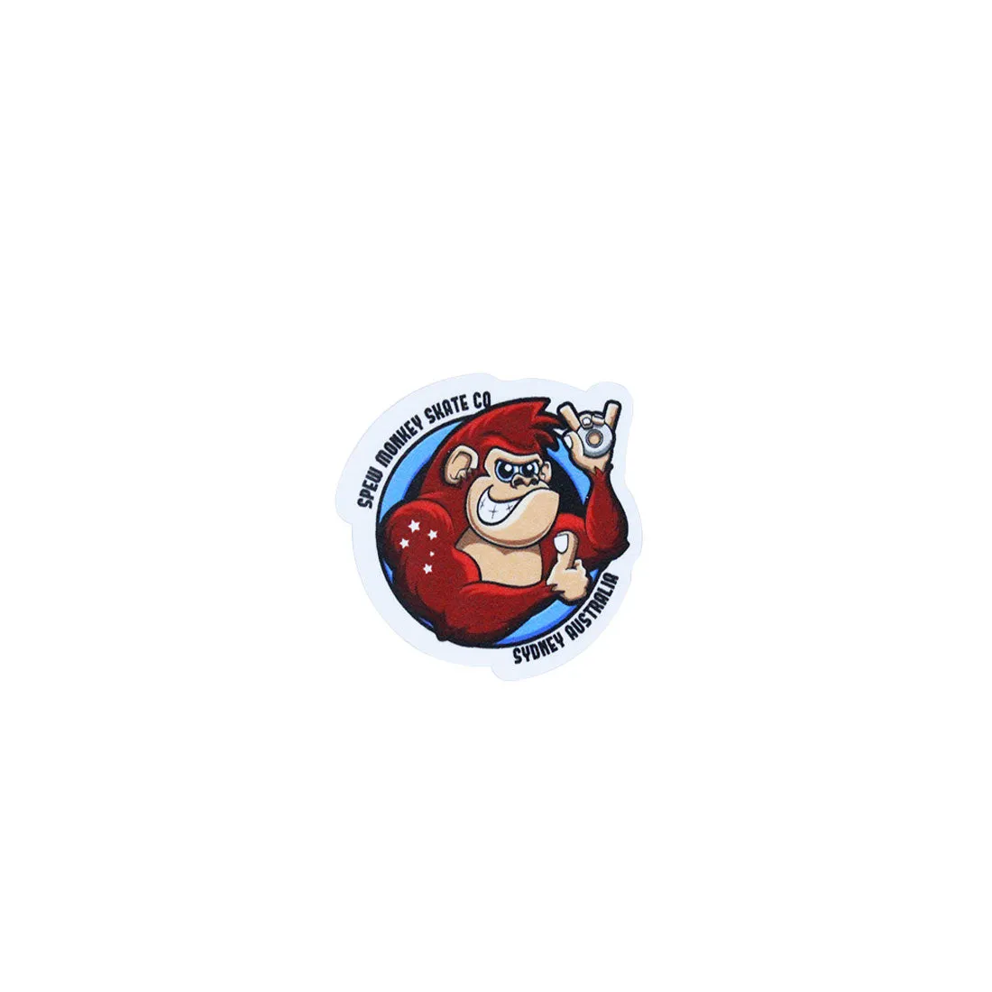 Spew Monkey Skate Co Sticker