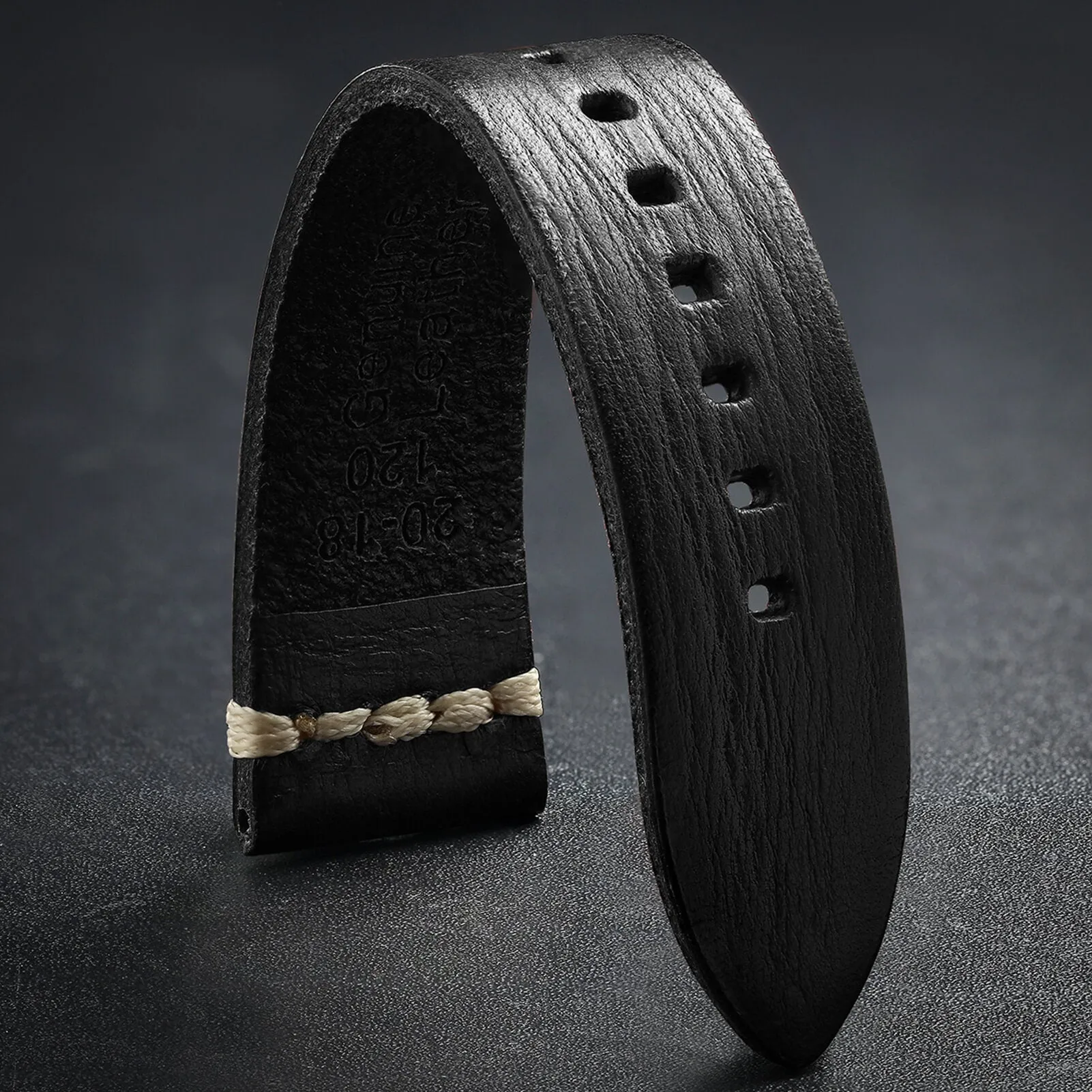 ★Spring Sale★ADDIESDIVE Watch Band Leather Strap, Choose Color & Width 20mm 22mm