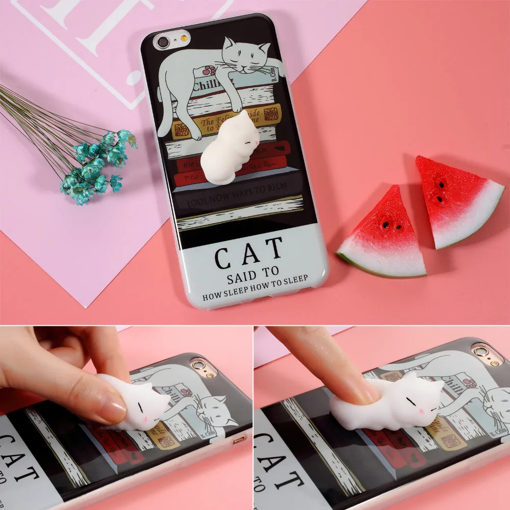 Squishy Stress Release Cat iPhone Case