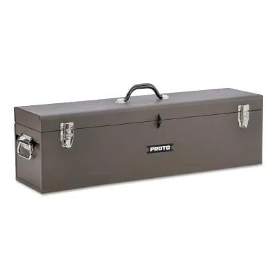 Stanley?? Products Carpenter's Box, 32 in W x 8-1/2 in D x 9-1/2 in H, Steel, Brown, 9979-NA
