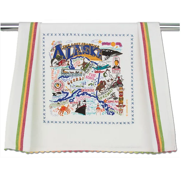 State of Alaska Dish Towel