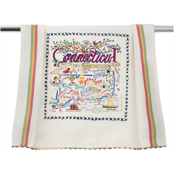 State of Connecticut Dish Towel