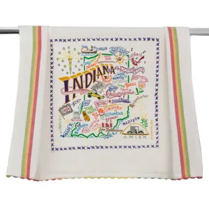 State of Indiana Dish Towel