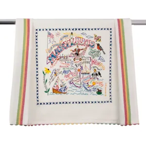 State of Maryland Dish Towel