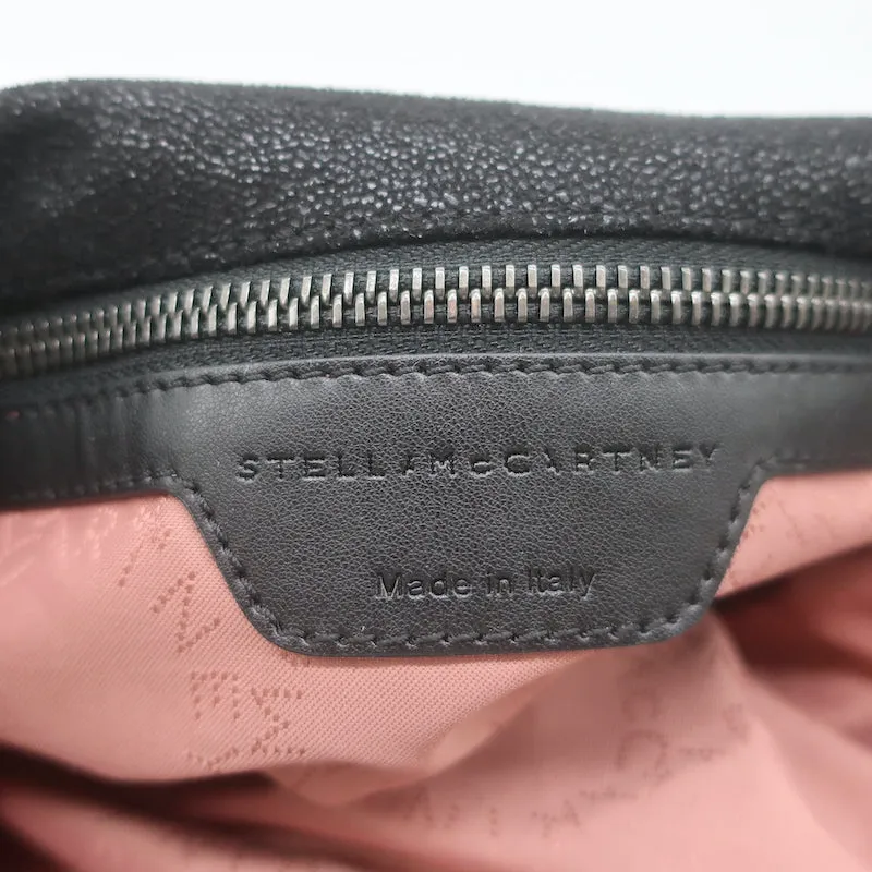Stella McCartney Falabella Medium Shoulder Bag Black Faux Leather NEW