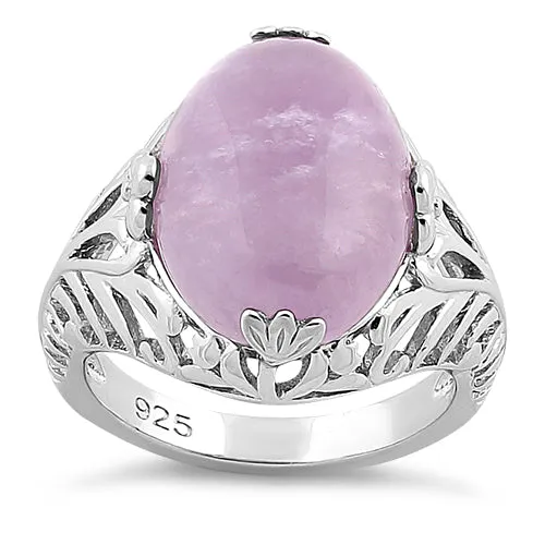 Sterling Silver Timeless Lavender Quartz Gemstone Ring