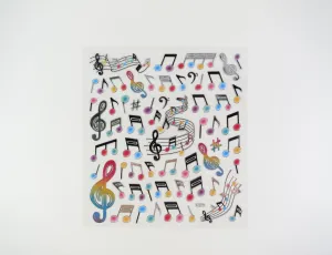 Stickers Music Notes & Staff