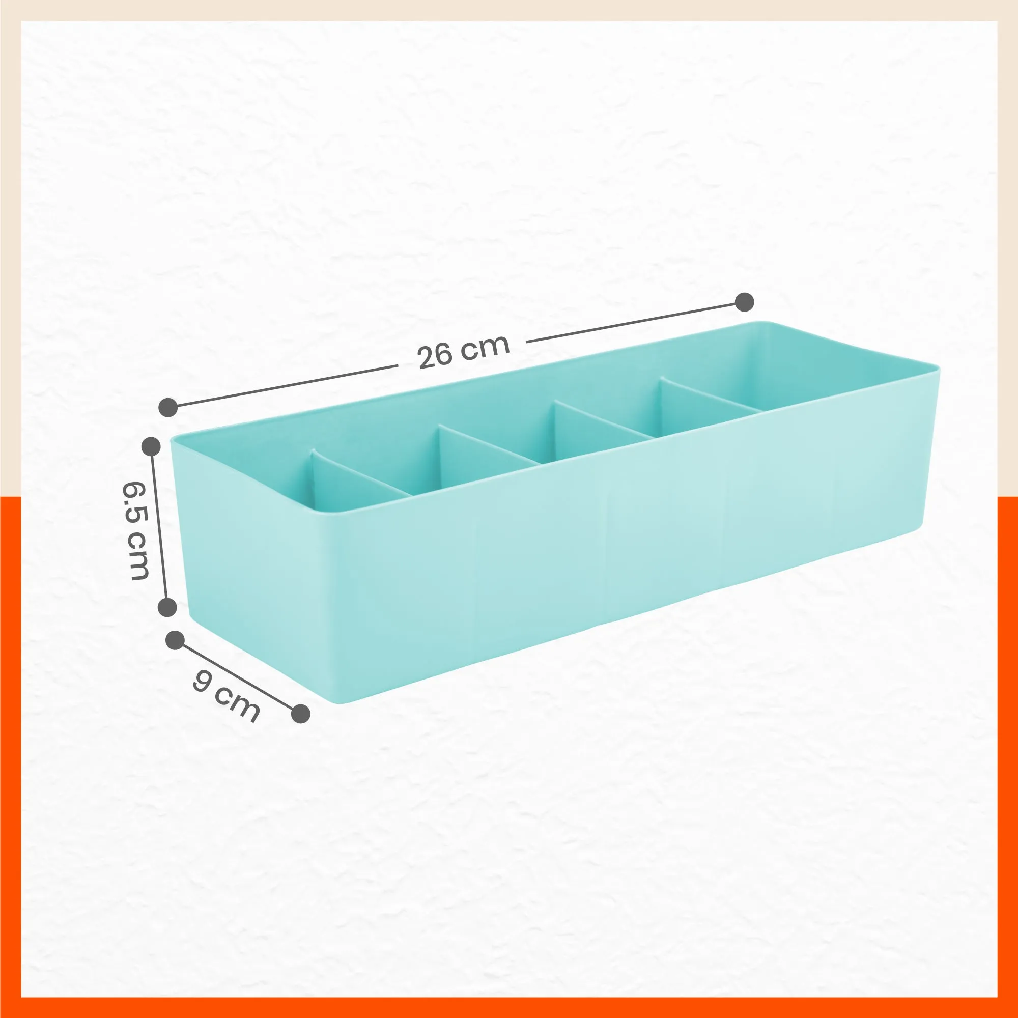 Stomo Dori Multi-Purpose Stackable Drawer Organizer For Home | Jade - Set of 3