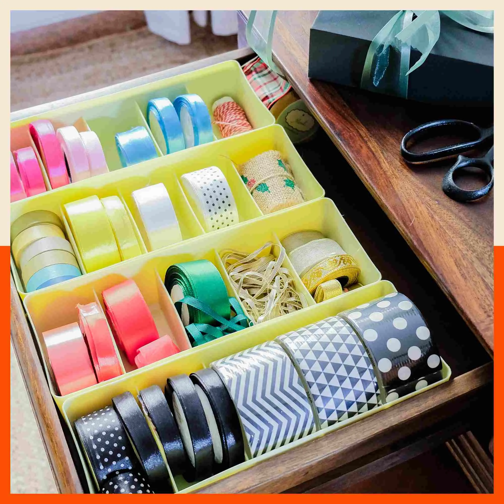 Stomo Dori Multi-Purpose Stackable Drawer Organizer For Home | Lavender - Set of 2