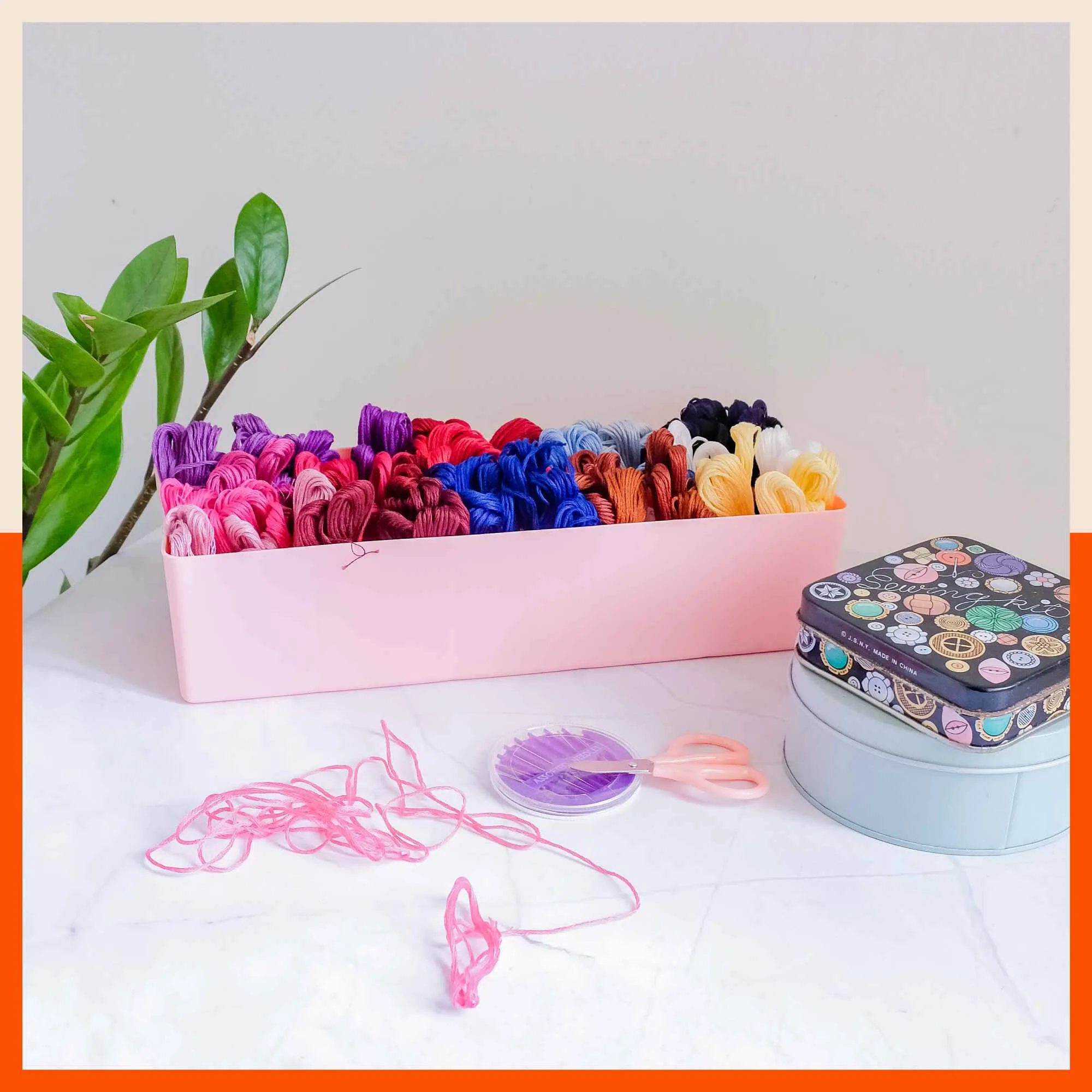 Stomo Dori Multi-Purpose Stackable Drawer Organizer For Home | Lavender - Set of 2