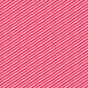 Suger Rush Candy Cane Stripe in Red by Blend Fabrics