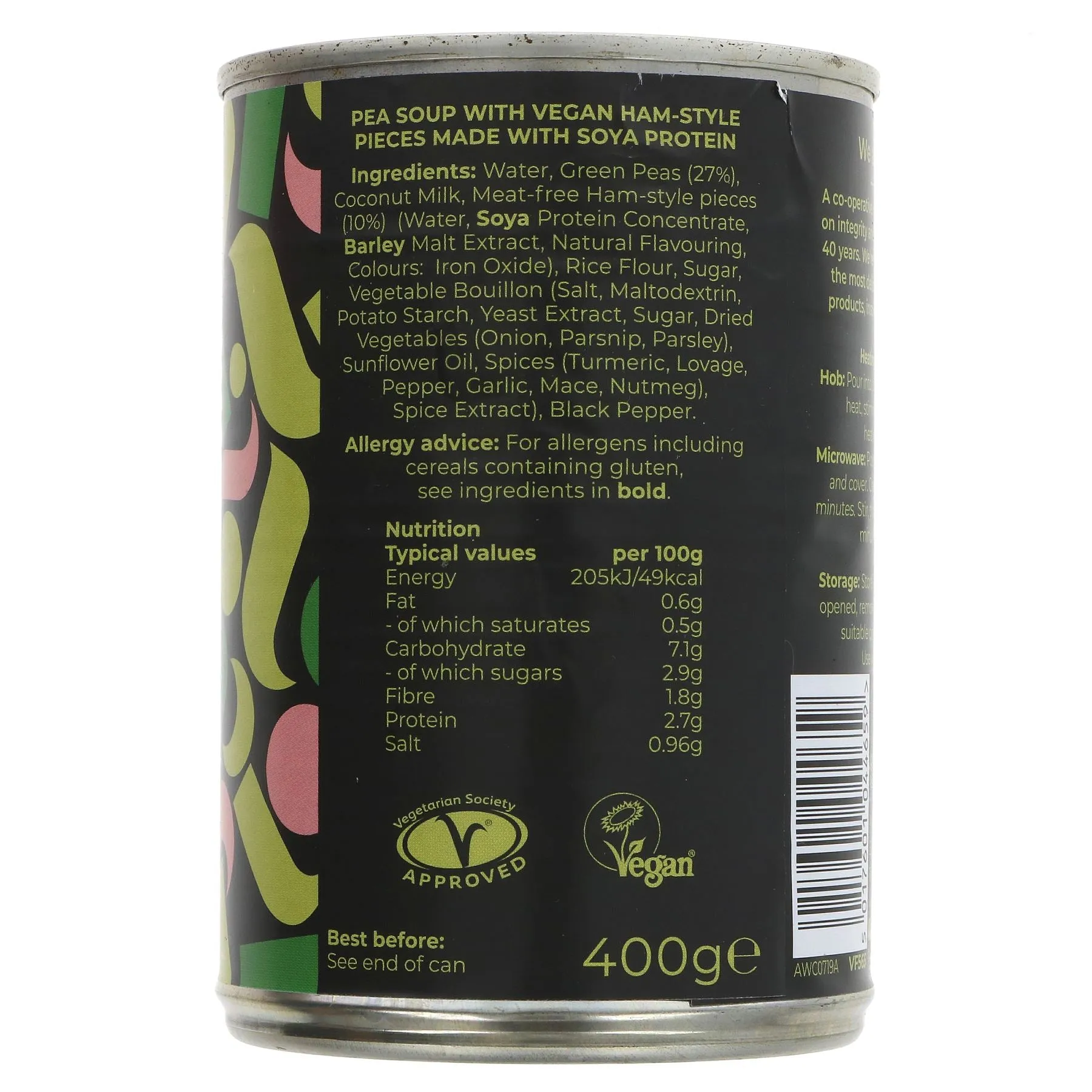 Suma | Pea & Vegan Ham Soup | 400g