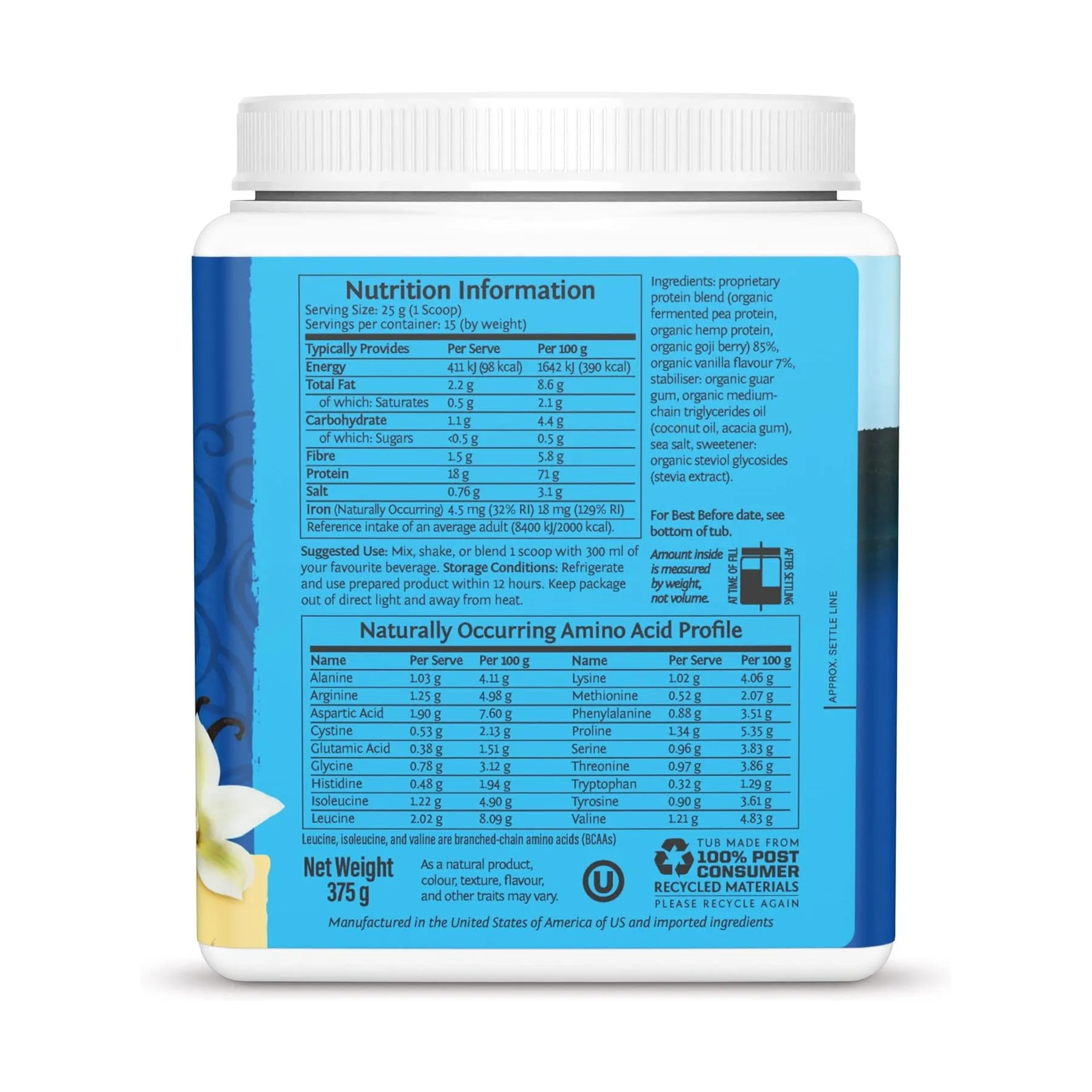Sunwarrior Warrior Blend - 375g