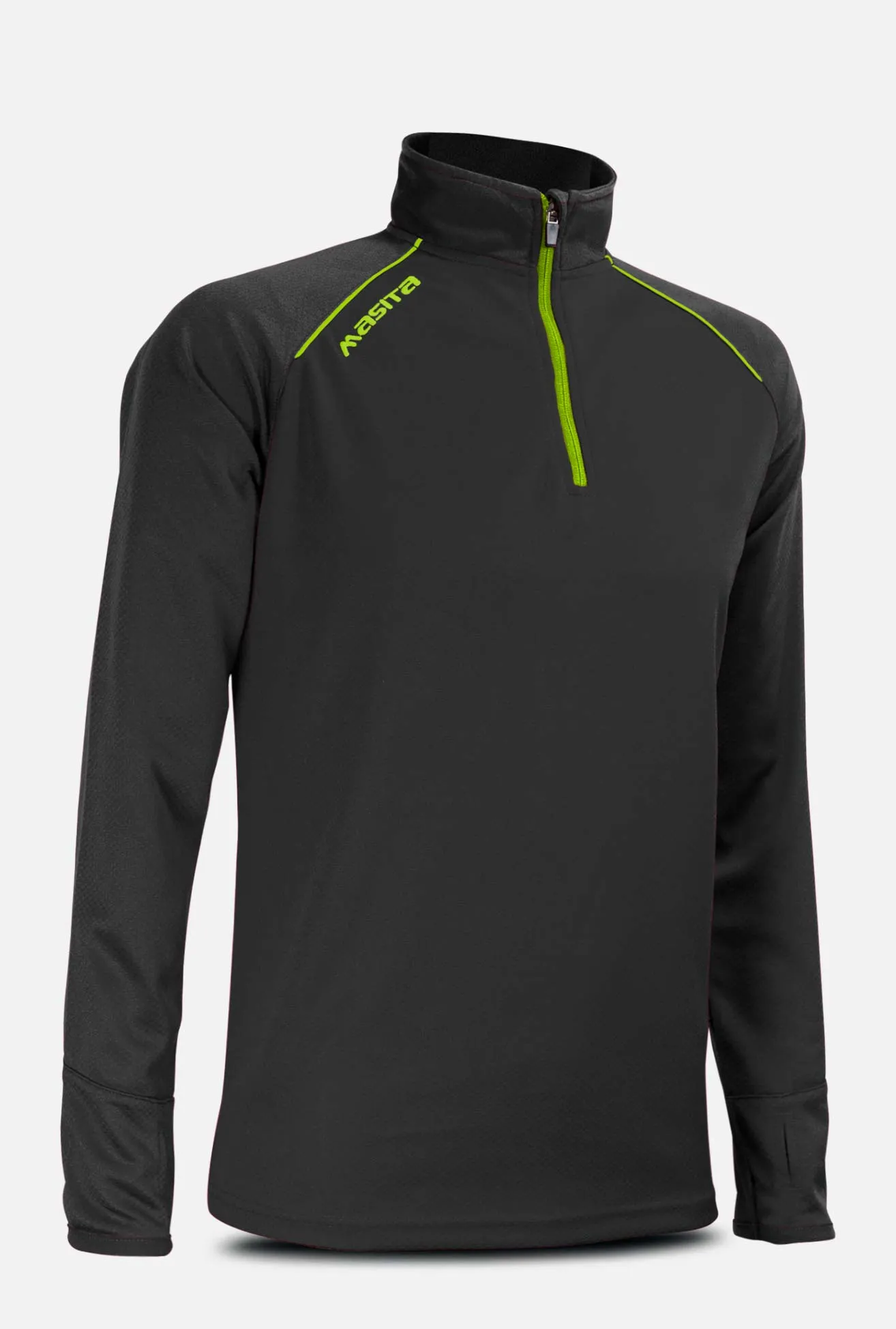 Supreme Half Zip Grey/Neon Green