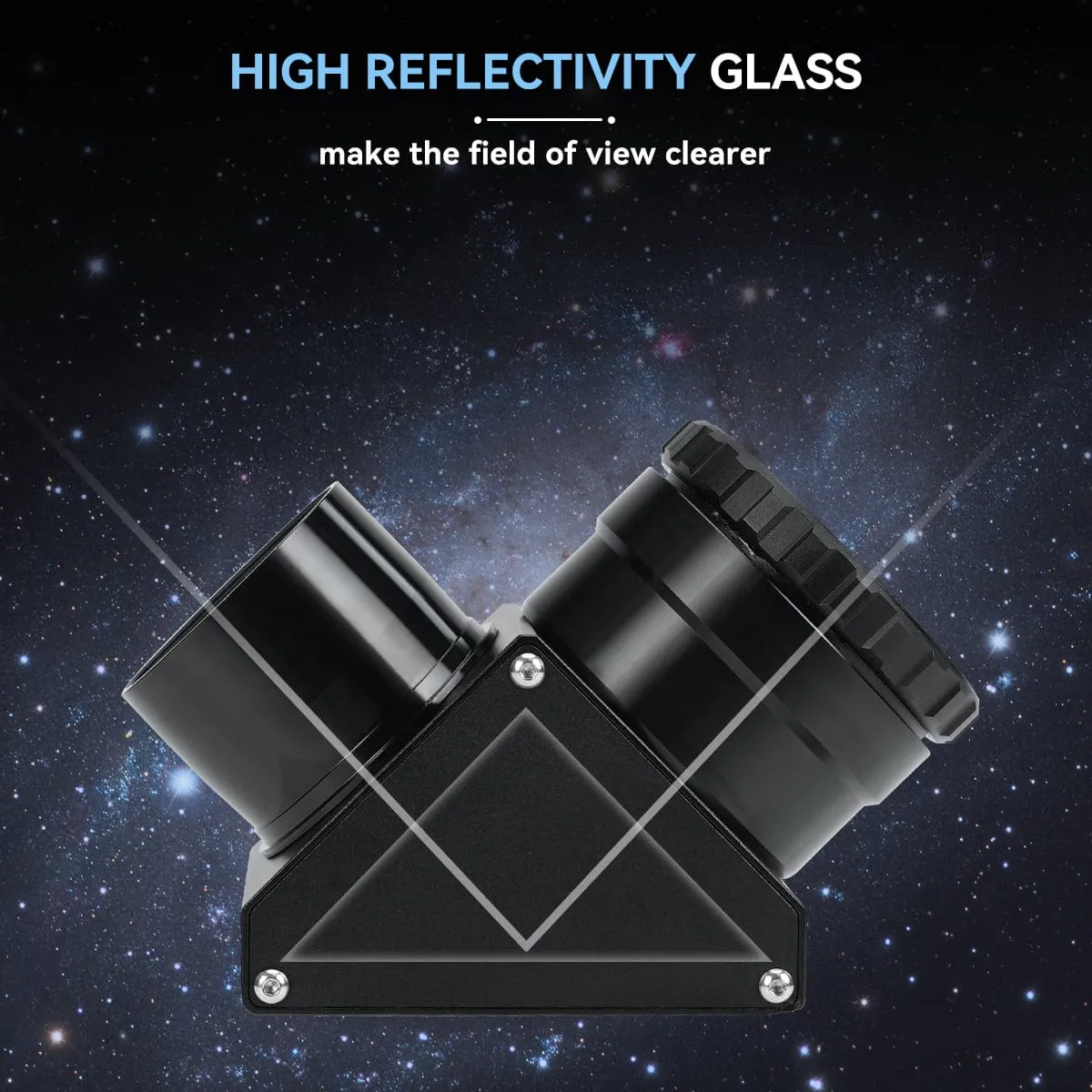 SV223 Diagonal 90-degree 2 inch Clicklock 99% Reflective Dielectric Coating - W9180B