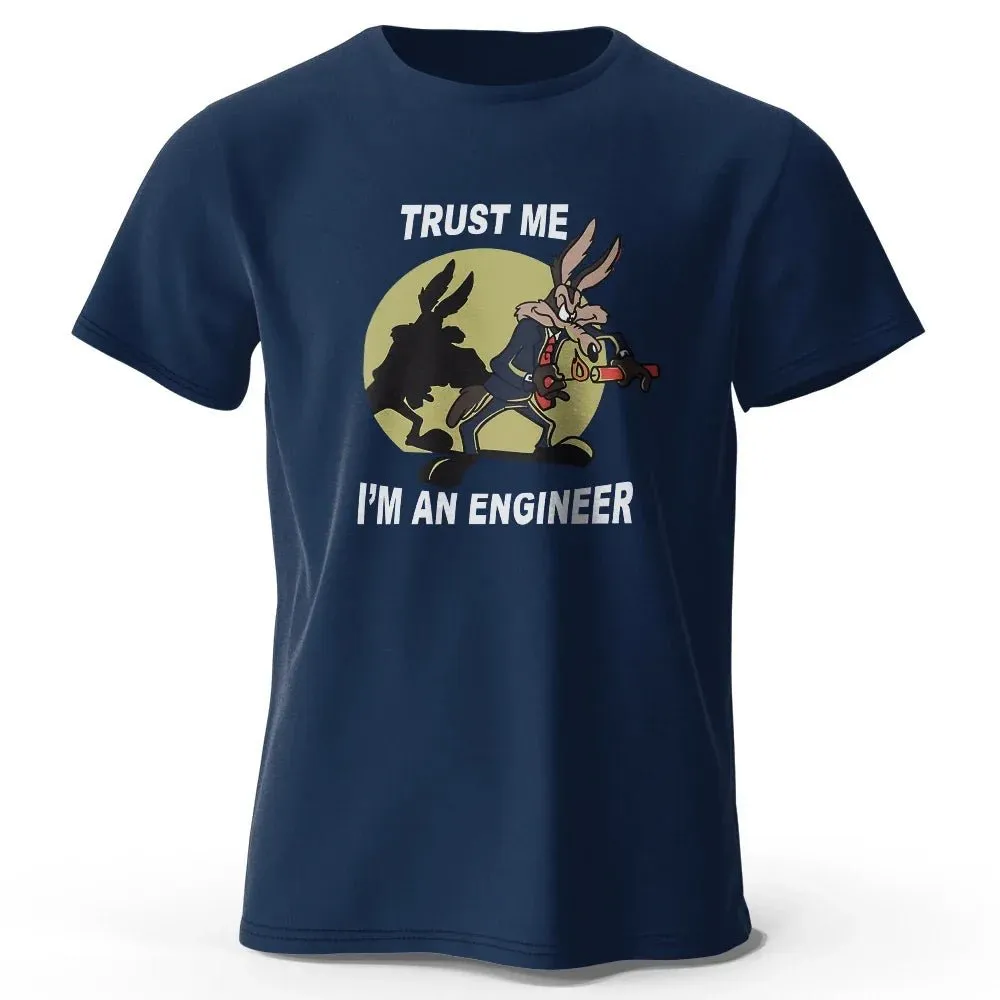 T-shirt humour motard  - "Trust Me I Am an Engineer"