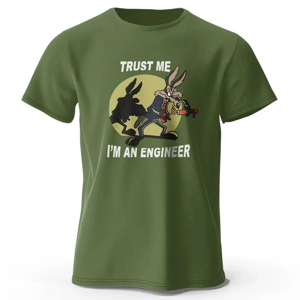 T-shirt humour motard  - "Trust Me I Am an Engineer"