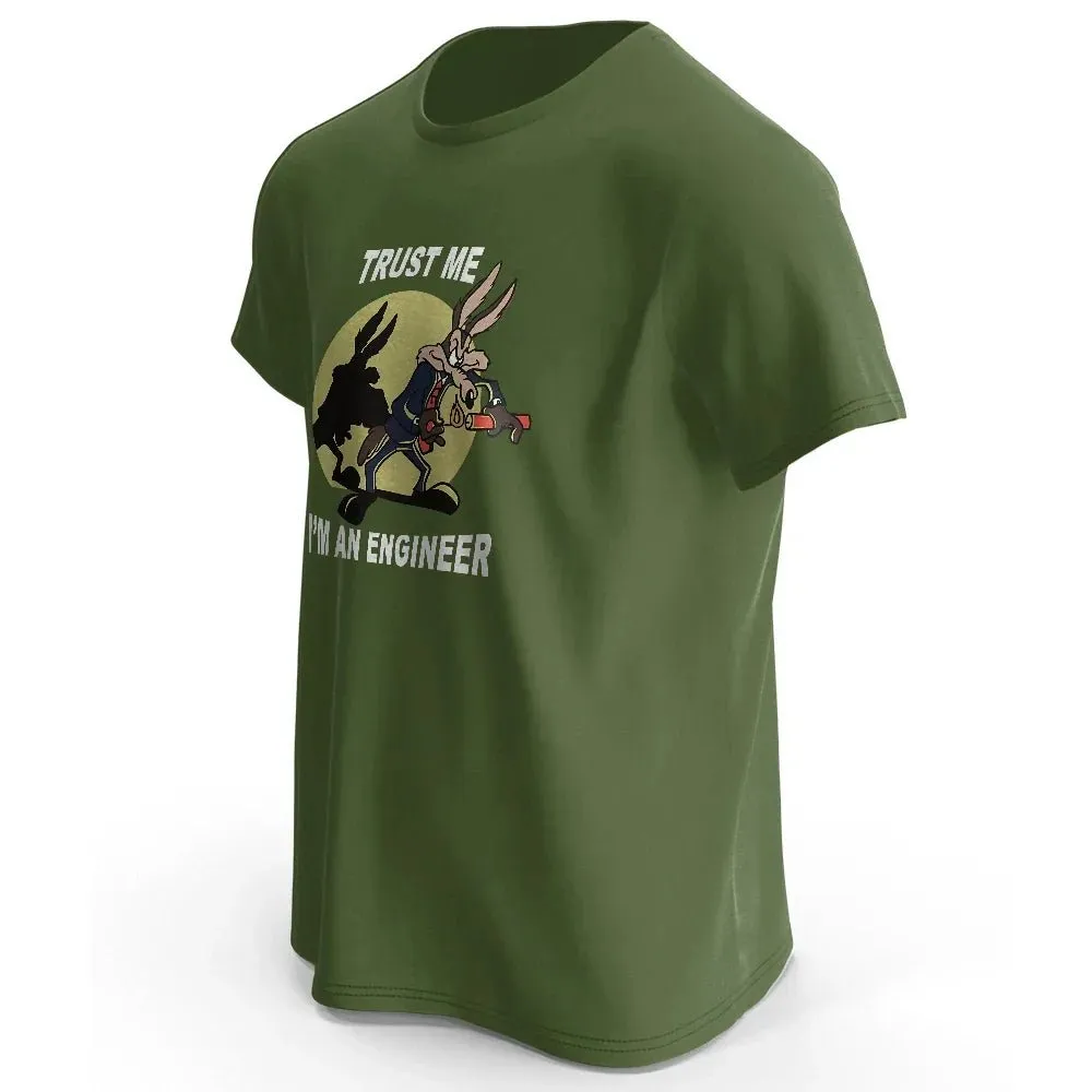 T-shirt humour motard  - "Trust Me I Am an Engineer"