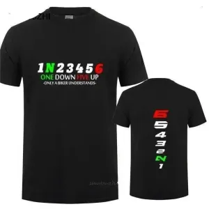 T-shirt moto sélecteur  "1N23456"