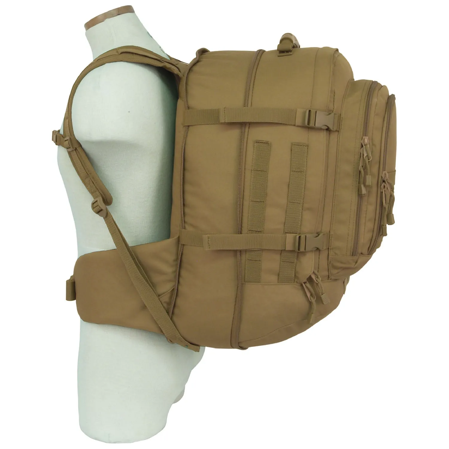 TAA Compliant - 3 Day Stretch Backpack - Coyote