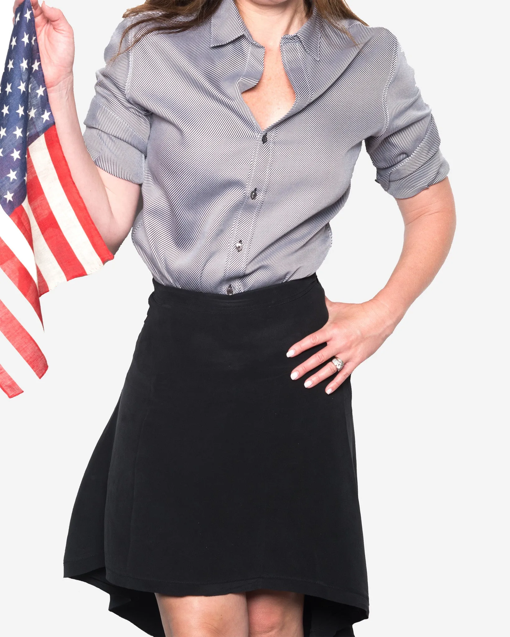 Tailored - Black and White Twill