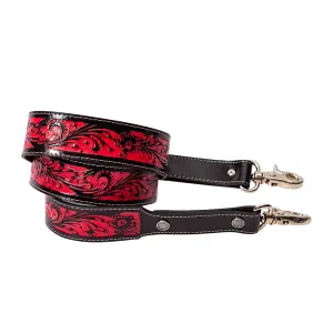 TAMBRINA HAND-TOOLED LEATHER STRAP